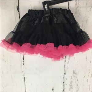 Babyrqgeous Tutu Skirt black pink size 6-12